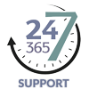 24/7/365 Support